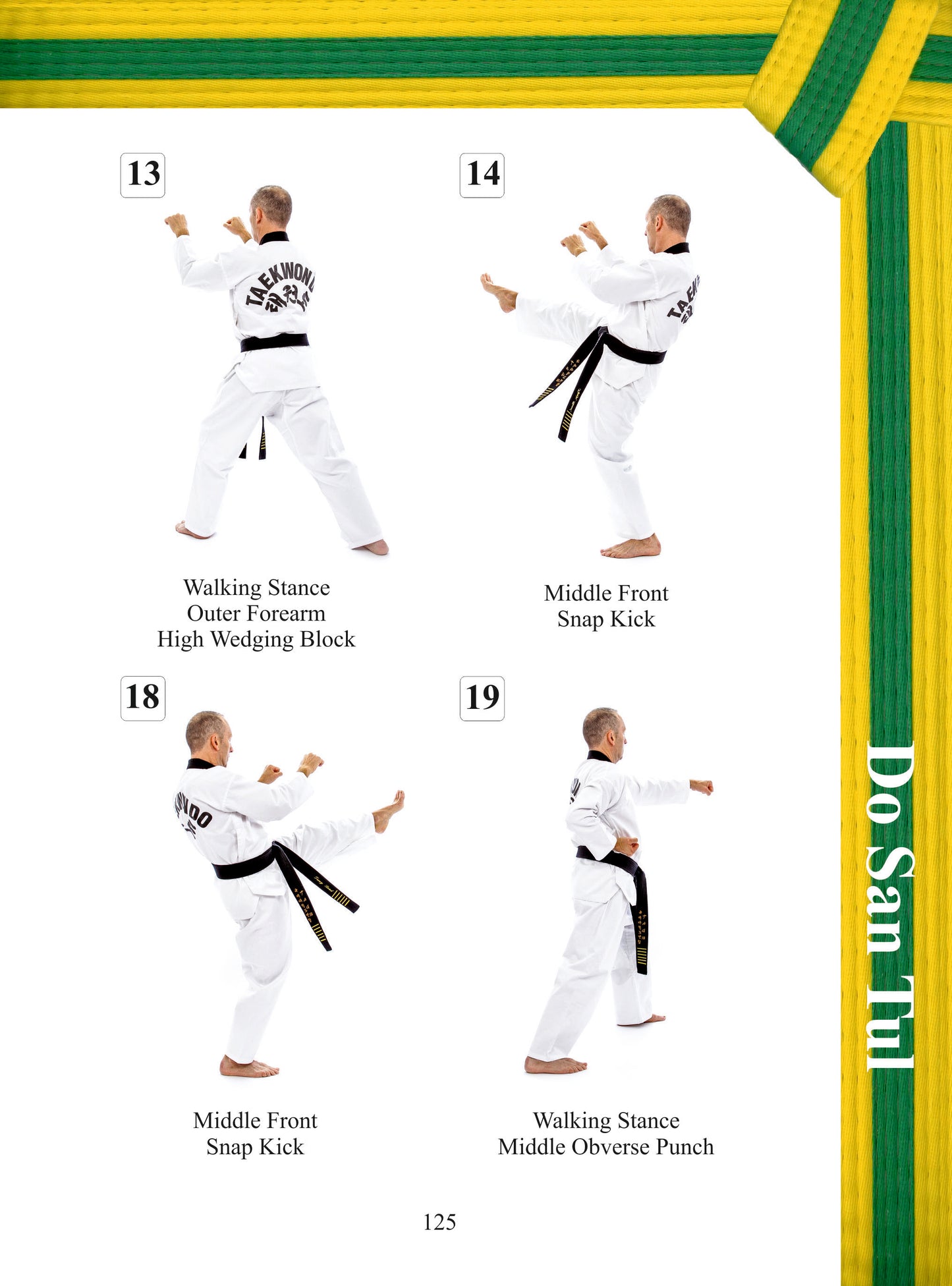 Colour Belt Taekwondo Patterns - Chon ji, Dan Gun, Do San