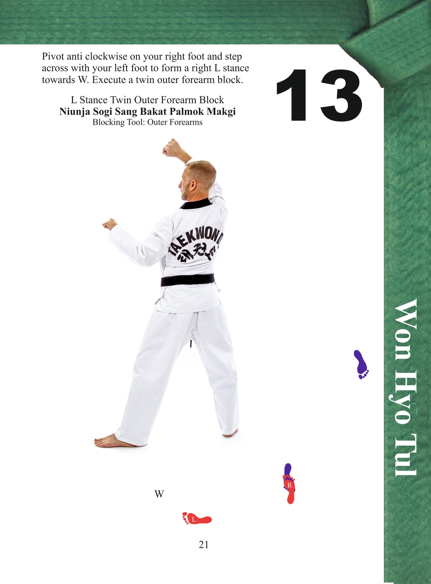 Colour Belt Taekwondo Patterns - Won Hyo, Yul Gok & Joong Gun