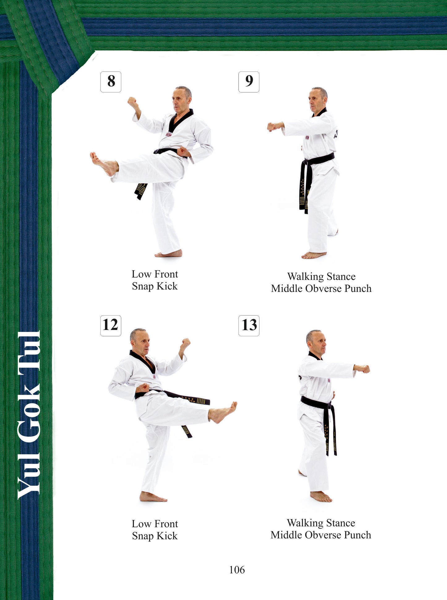 Colour Belt Taekwondo Patterns - Won Hyo, Yul Gok & Joong Gun