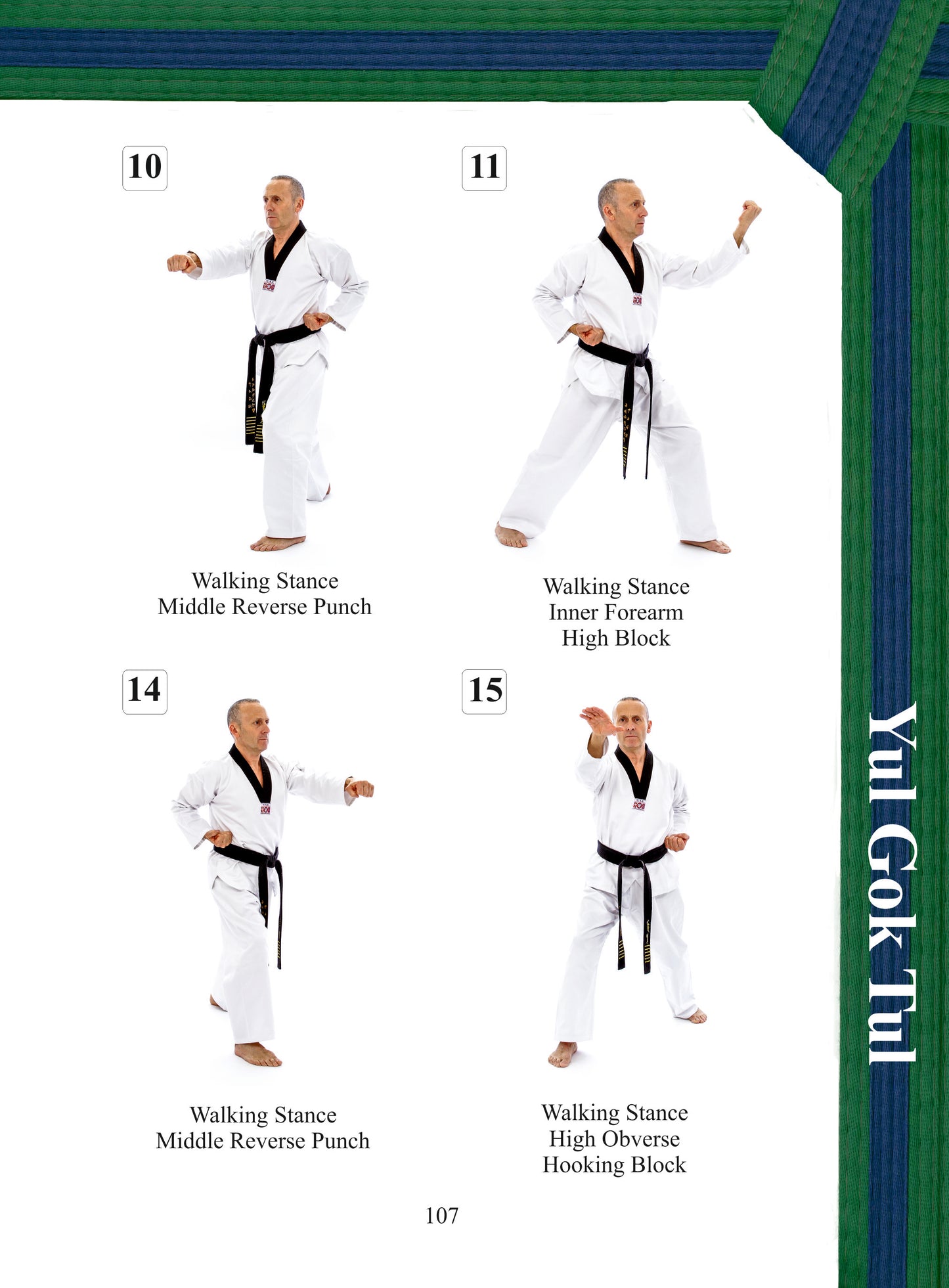 Colour Belt Taekwondo Patterns - Won Hyo, Yul Gok & Joong Gun