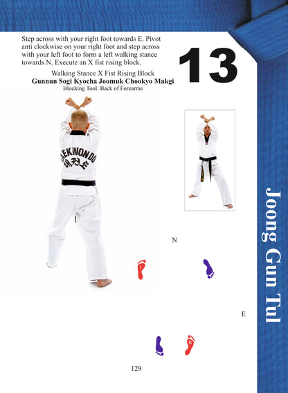 Colour Belt Taekwondo Patterns - Won Hyo, Yul Gok & Joong Gun