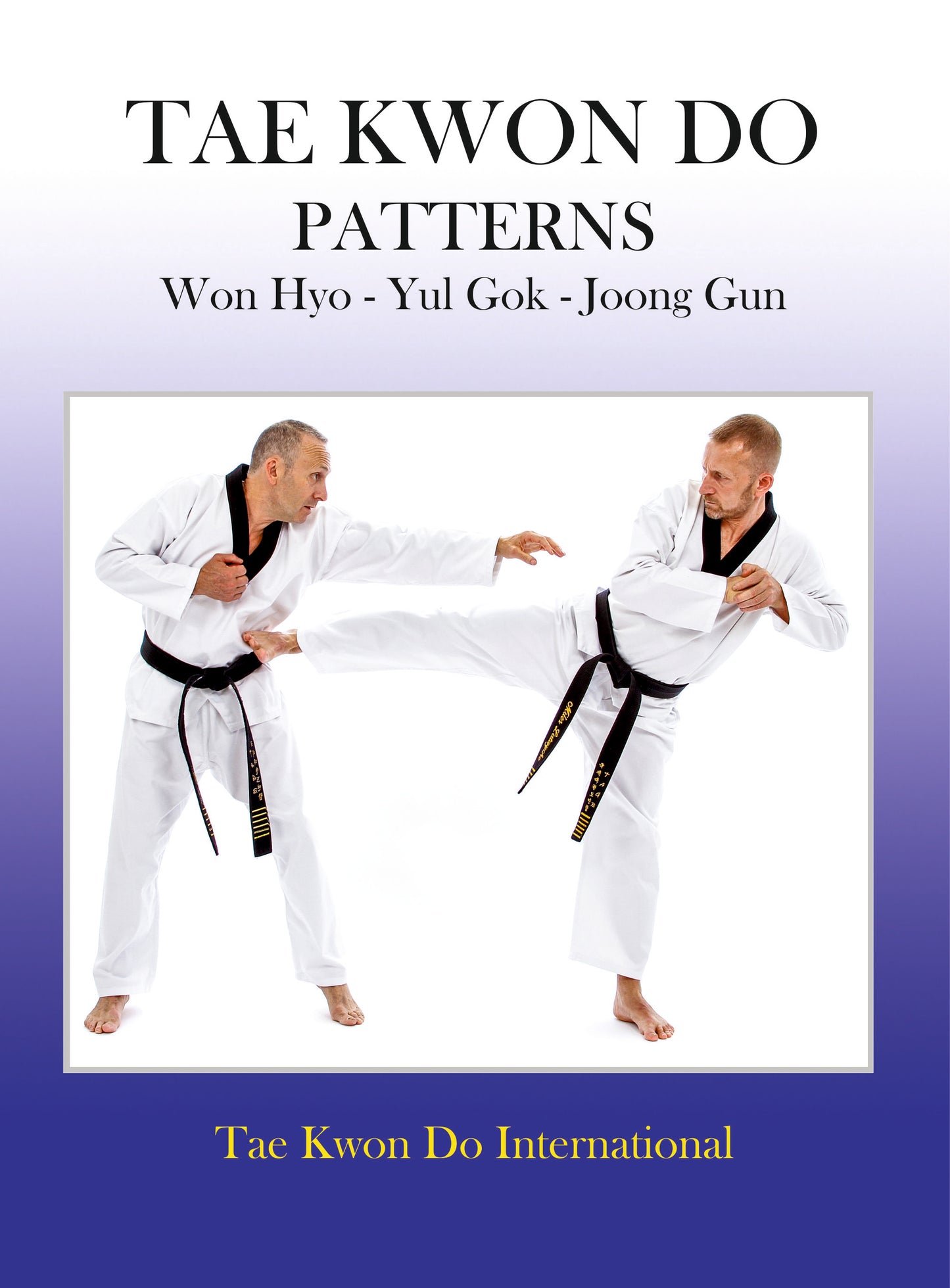 Colour Belt Taekwondo Patterns - Won Hyo, Yul Gok & Joong Gun